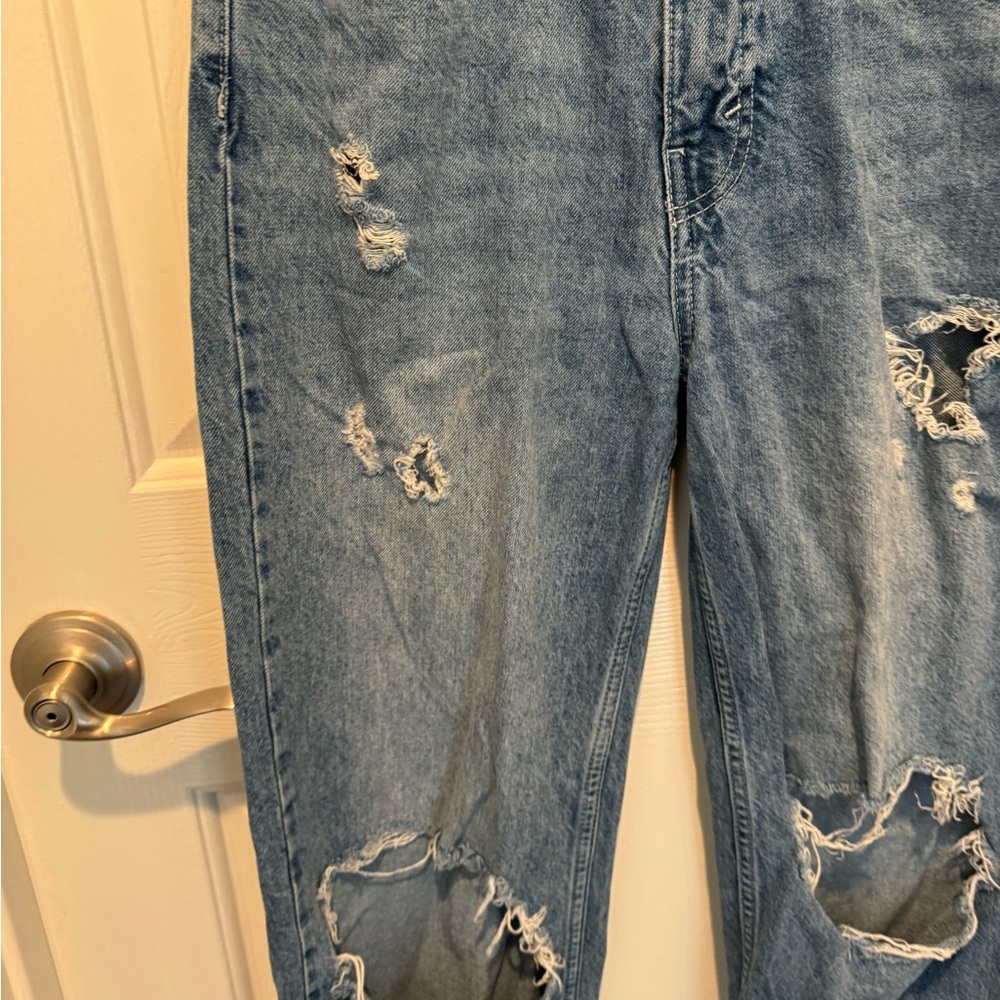 BDG by Urban Outfitters High Rise Baggy Medium Wash Jeans Size 27 - Picture 15 of 15